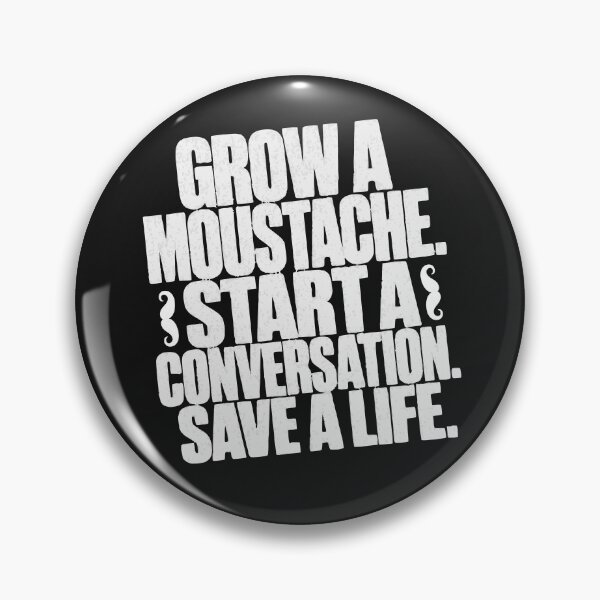 Item preview, Grow a Moustache Save a Life Movember designed and sold by RR-Arts.