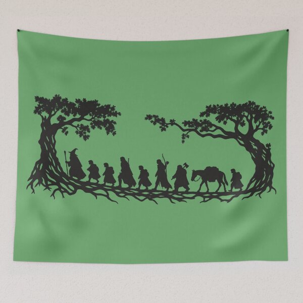 Item preview, The Road Between the Trees Woodland Silhouette designed and sold by agearb.