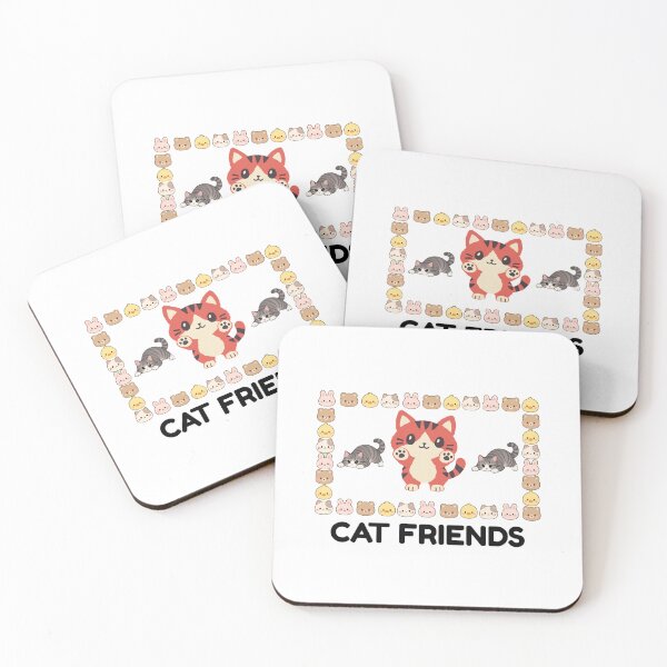 Item preview, Cat Friends - Cute Cats Design designed and sold by walbayzon.