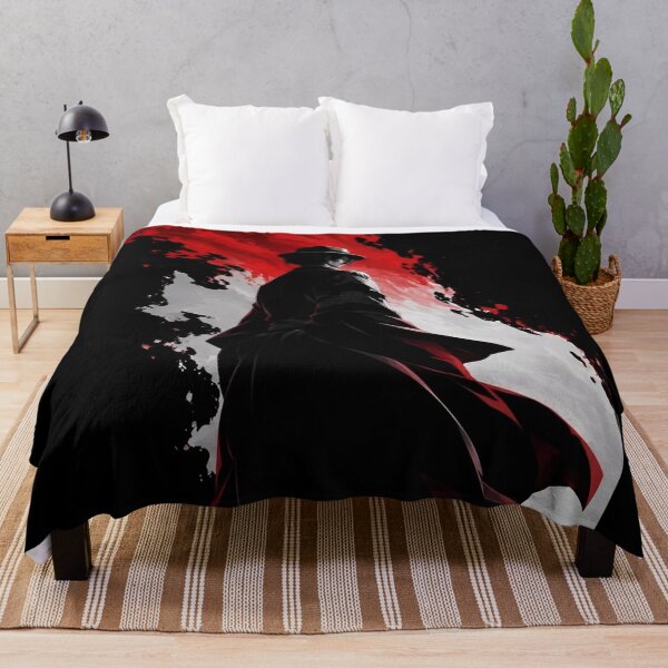 Item preview, Crimson Shadow Gentleman – Red Moon Dark Anime Aesthetic designed and sold by Dyan4.