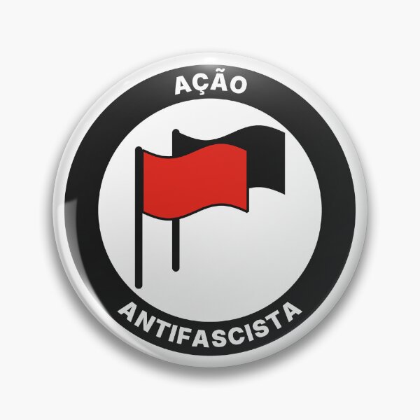 Item preview, Acao Antifascista Logo - Brazilian Portuguese Antifa Flag designed and sold by AntifaShop.
