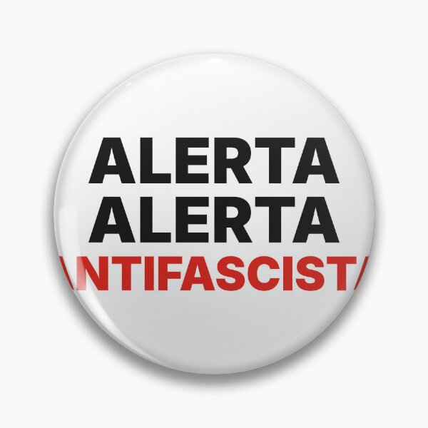 Item preview, Alerta Alerta Antifascista - Antifa Chant Typography designed and sold by AntifaShop.
