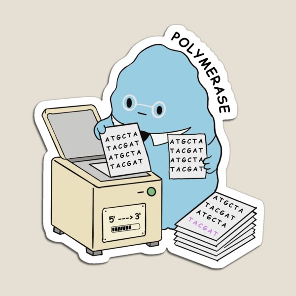 Item preview, Cute DNA Polymerase Copy Machine Operator designed and sold by colonyclub.