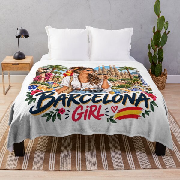 Item preview, Barcelona Girl Spain Sagrada Familia Travel designed and sold by lorand-designs.