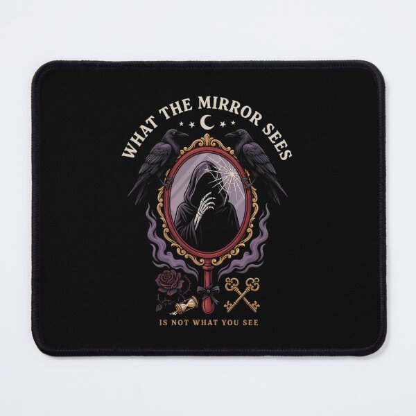 Item preview, Mirror Witchcore Scrying Halloween Design Graphic Tee v16 designed and sold by DarylWelsh2024.