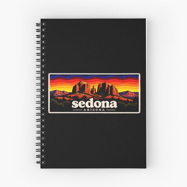 Item preview, Sedona Arizona Embroidered Patch – Vintage Red Rock Sunset designed and sold by Swanny's Custom T-shirt and Gift Designs.