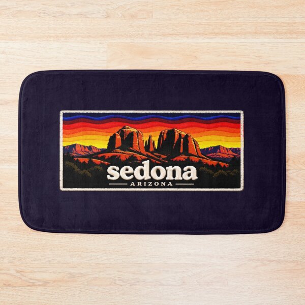 Item preview, Sedona Arizona Embroidered Patch – Vintage Red Rock Sunset designed and sold by Swanny's Custom T-shirt and Gift Designs.