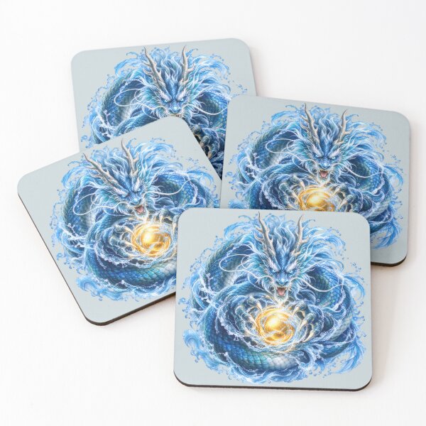 Item preview, Guardian of the Golden Pearl – Azure Water Dragon designed and sold by Kurekou Lab.