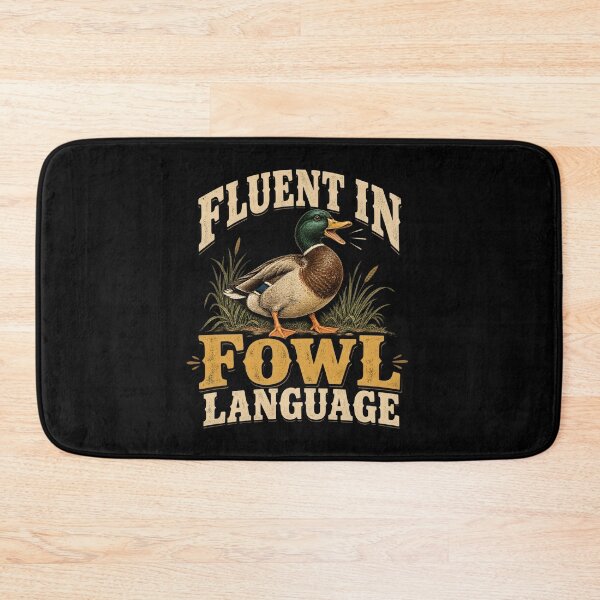 Item preview, Fluent in Fowl Language Duck designed and sold by a-turner-paint.