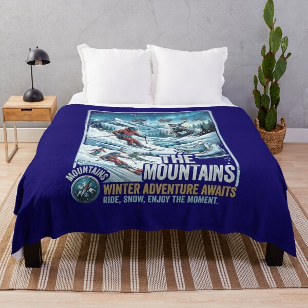 Item preview, The Mountains Winter Adventure – Skiing, Snowboarding And Ice Skating Art designed and sold by Evelashop.