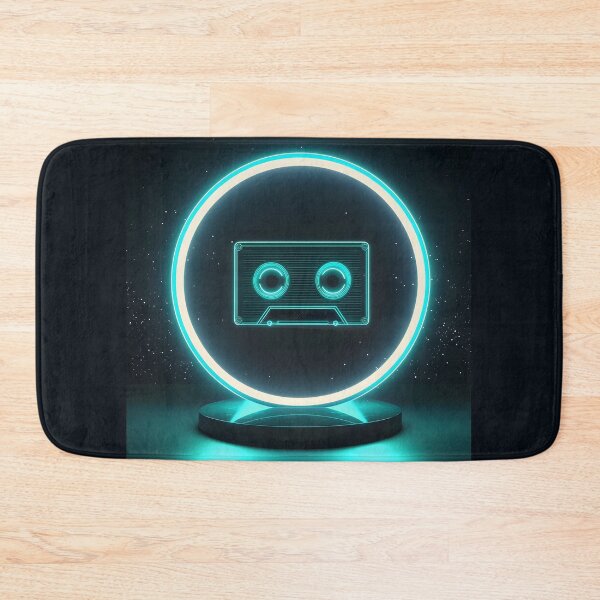 Item preview, Retro Cassette Neon, 3d Render, Cool Teal designed and sold by Checho30.