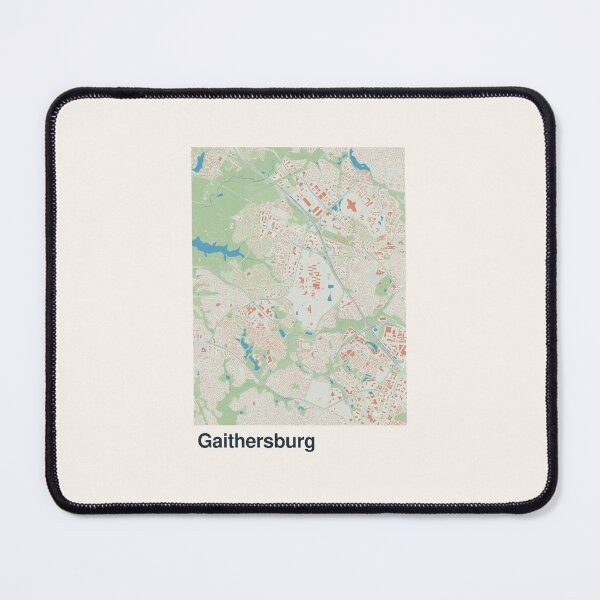 Item preview, Gaithersburg Minimalistic Map Art designed and sold by MapsNerd.