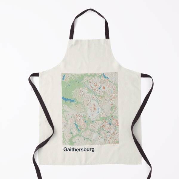 Item preview, Gaithersburg Minimalistic Map Art designed and sold by MapsNerd.