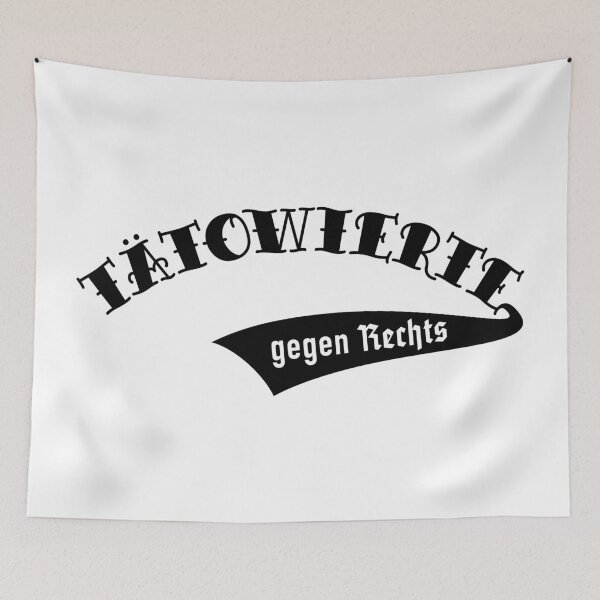 Item preview, Tattooed People Against the Right (Tattoo / Tattoo / Black) designed and sold by Roderix.