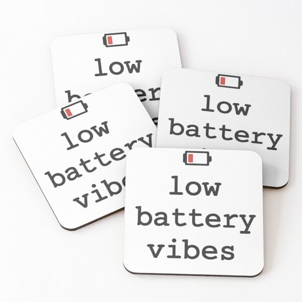 Item preview, Low Battery Social Energy Warning designed and sold by ahmed-999.