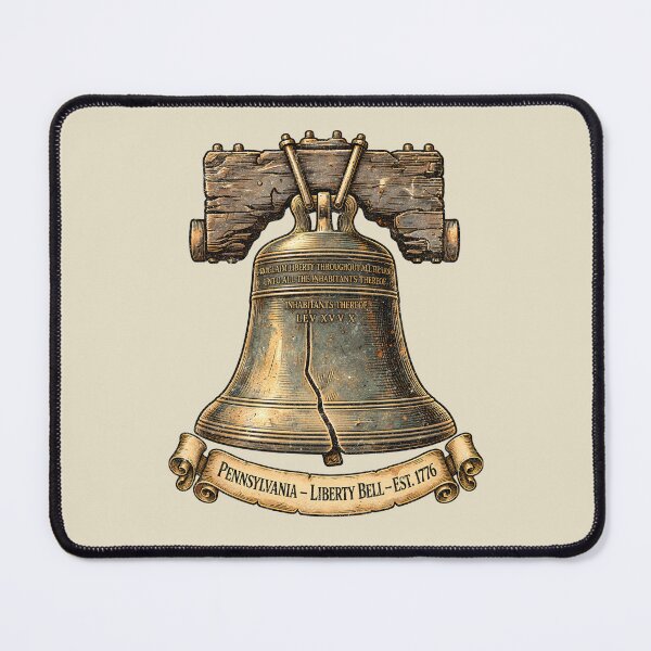 Item preview, Liberty Bell – Vintage Pennsylvania Landmark designed and sold by AwesomeBeyondLimits.