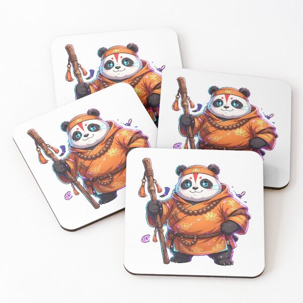 Aperçu de l'œuvre Akai Monk Neon Glow Sticker - Mobile Legends Fan Art créée et vendue par Lesley D.