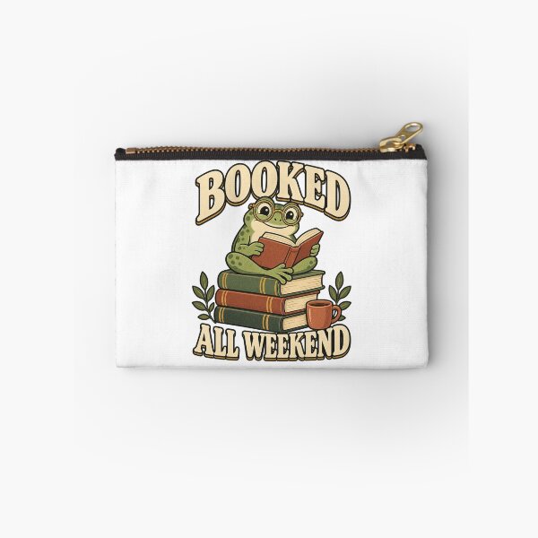 Item preview, Booked All Weekend – Reading Frog designed and sold by Trends Art Creations .
