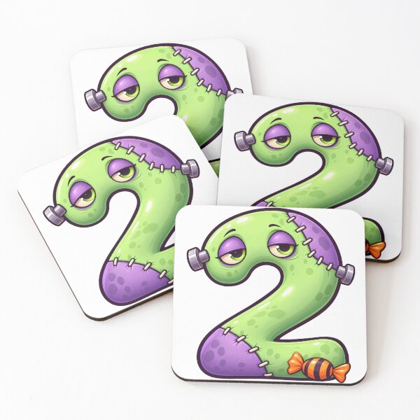 Item preview, Cute Spooky Halloween Number 2 - Zombie Stitches	 designed and sold by The198X.
