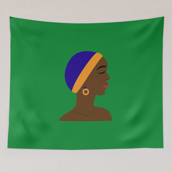 Item preview, Beautiful African woman in profile designed and sold by expresiones8.