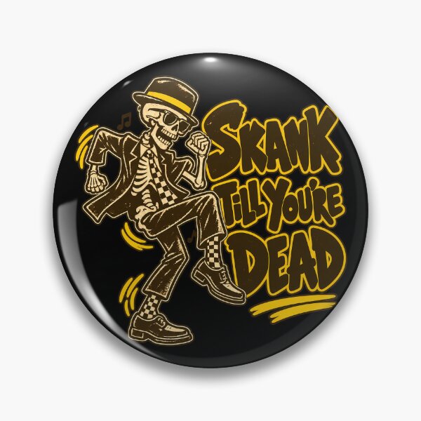 Item preview, Skank Till You’re Dead – Funny Ska Skeleton Dance designed and sold by Douglystuff.