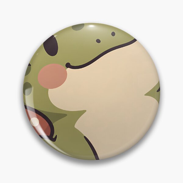 Item preview, Chubby Frog with Tiny Red Mushroom Cottagecore designed and sold by OuqCreations.