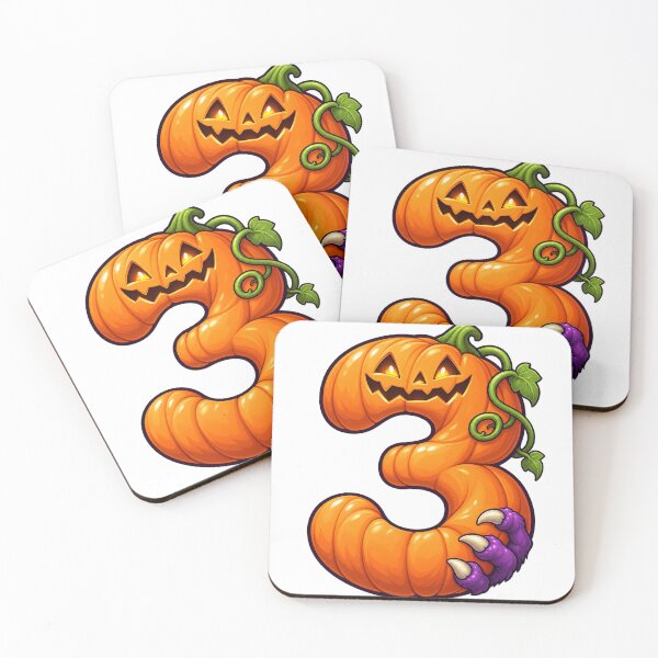 Item preview, Cute Spooky Halloween Number 3 - Pumpkin Beast designed and sold by The198X.