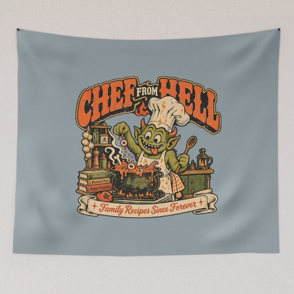 Item preview, Chef from Hell – Mischievous Monster Kitchen designed and sold by AwesomeBeyondLimits.