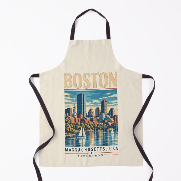 Artikelvorschau, Boston, Massachusetts, USA [Retro-Reiseposter] entworfen und verkauft von elektronen.