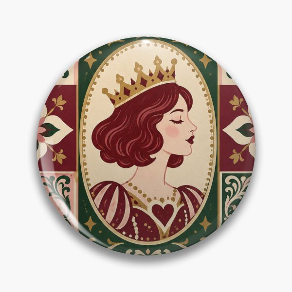 Item preview, Crowned Queen and Patchwork of Cards designed and sold by sasaPRO.