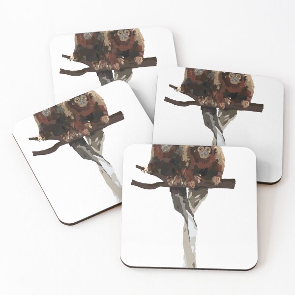 Item preview, Titi Monkey Pair on a Branch designed and sold by Levi & Koda Studio.