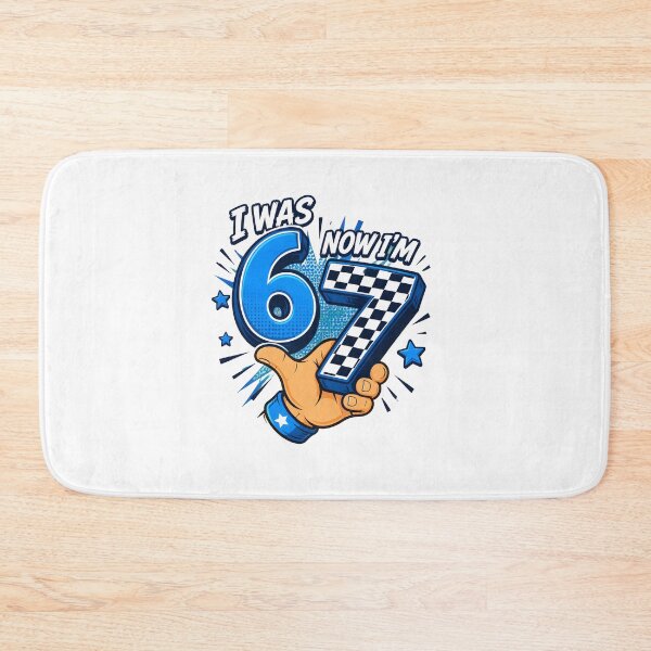 Item preview, I Was 6 Now I'm 7 Birthday Race Car Theme designed and sold by MLETEM-P.