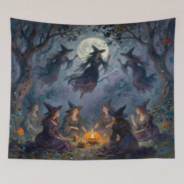 Item preview, Monet inspired Halloween Nightflow designed and sold by FotoworldEdel.