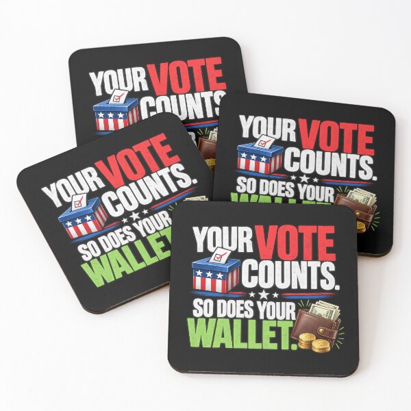 Item preview, Your Vote Counts. So Does Your Wallet. designed and sold by signshirtz.