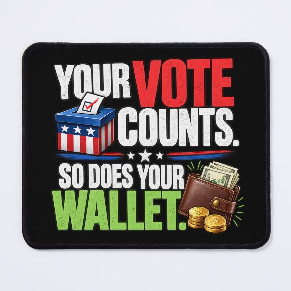 Item preview, Your Vote Counts. So Does Your Wallet. designed and sold by signshirtz.