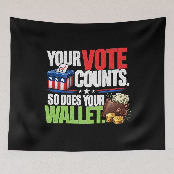 Item preview, Your Vote Counts. So Does Your Wallet. designed and sold by signshirtz.