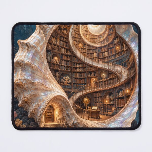 Item preview, Library inside a seashell designed and sold by DrizzyV.