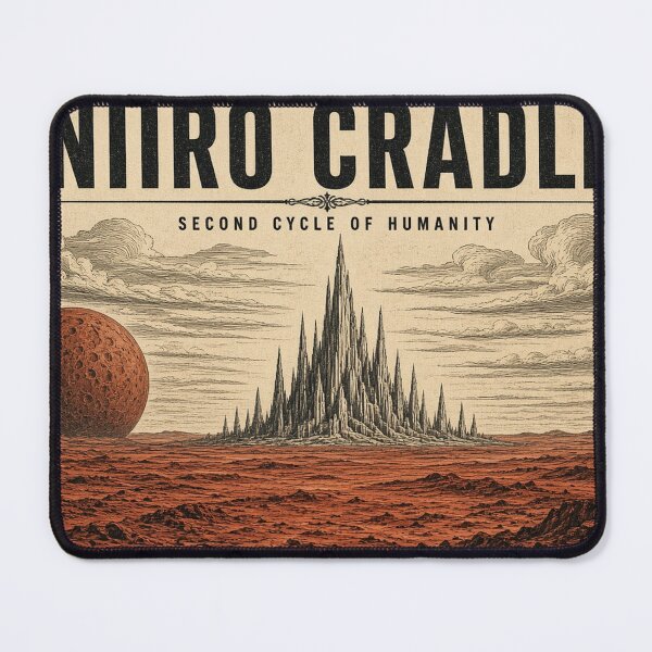 Item preview, Niiro Cradle Landscape - Spires Rust Moon designed and sold by The Freedom Forge.