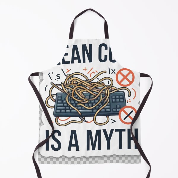 Item preview, Clean Code is a Myth - Spaghetti Code Programmer Sticker designed and sold by Kushwaha18.