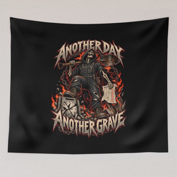 Item preview, Another Day Another Grave Grim Reaper Work Metal Art designed and sold by Tong4130.