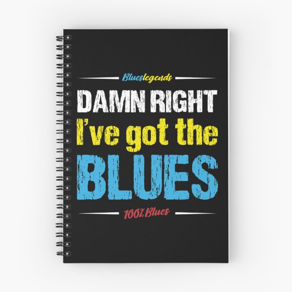 Item preview, Damn Right Ive Got Blues Typography Design designed and sold by sheelaghgiombe.