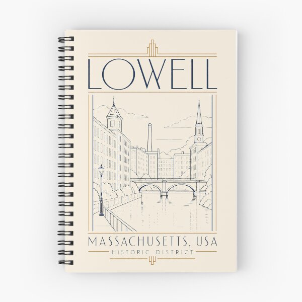 Item preview, Lowell, Massachusetts, USA [Minimalist Line Art] designed and sold by elektronen.