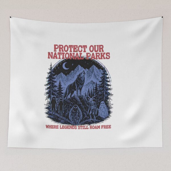 Item preview, Protect National Parks Cryptid Legends designed and sold by MLETEM-P.