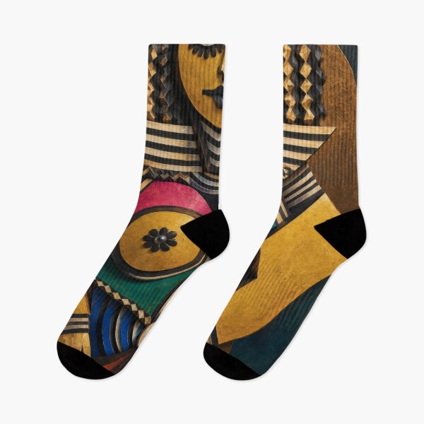 Item preview, African Tribal Goddess Geometric Cubist Art designed and sold by MoArtShop.