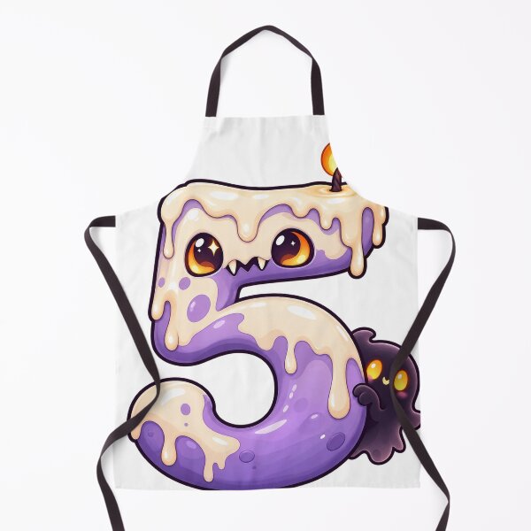 Item preview, Cute Spooky Halloween Number 5 - Haunted Candle designed and sold by The198X.