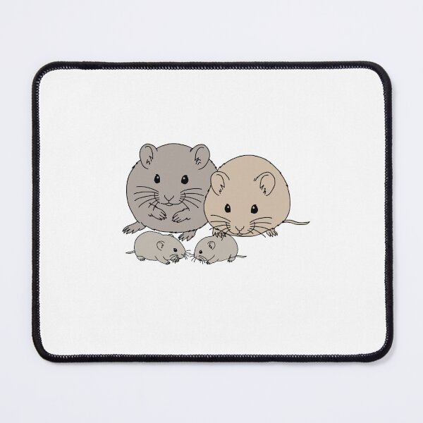 Item preview, Prairie Vole Family with Pups designed and sold by Levi & Koda Studio.