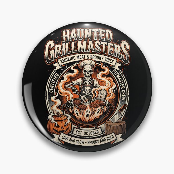 Item preview, Halloween BBQ Grill master Skeleton Smoker Spooky Meat designed and sold by Trendsecne.