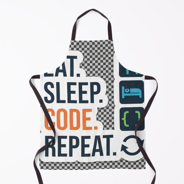 Item preview, Eat Sleep Code Repeat - Programmer Developer Sticker designed and sold by Kushwaha18.