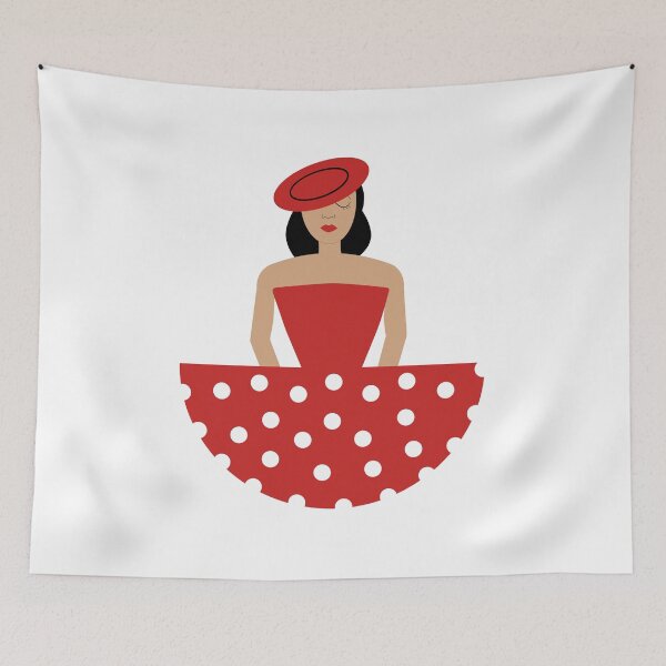 Item preview, Woman dressed in a flamenco outfit designed and sold by expresiones8.