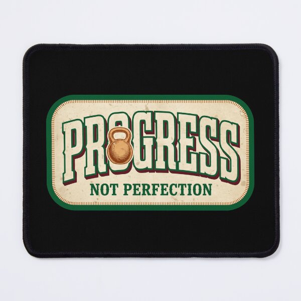 Item preview, Progress Not Perfection – Bodybuilding Gym Workout Design, Strength Training & Weightlifting, Muscle Building, Fitness Motivation, Heavy Lifting, Progressive Overload, Workout Progress, Gym Gift designed and sold by Typologystudios.